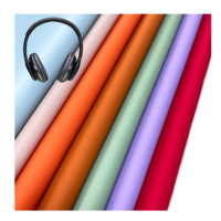 Cuir végétalien souple écologique sans solvant, sans produits chimiques, verni, lisse, pour pantalons/vestes et matériaux pour écouteurs