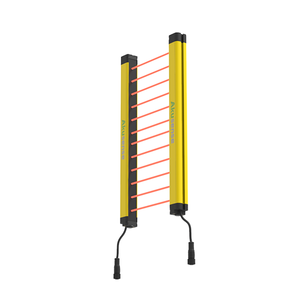 Cortina de Luz de Seguridad AkuSense BSL40-T0606PC, 6 Haces, Paso de 40 mm, 246 mm Ph, 0.1-6 m, PNP NC, IR de 860 nm, IP65, Tipo Económico - Product Image 4