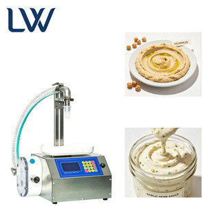 Macchina Riempitrice Semiautomatica Personalizzata con Pompa a Ingranaggi per Pasta di Senape Piccante e Salsa Viscosa Commestibile in Vasetti di Vetro - Product Image 1
