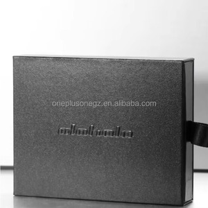 Custom Printed Logo <b>Black</b> <b>Box</b> UV Matte Lamination for Watches/Jewelry Rigid Paper Cardboard Glossy Foil Drawer for Gift - Product Image 5