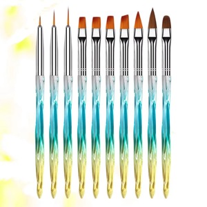 10Pcs Nail Art Pen Thin Tip for Drawing Lines Flowers Patterns DIY Nail Art Detail Paint Pen Manicure Painting <b>Brush</b> Supplies - Product Image 3