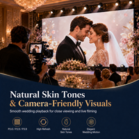 Pantalla LED de Alquiler para Interiores P4.81, 500x1000mm, 3840Hz, Pantalla LED para Escenarios, Video Wall para Bodas, Salones de Baile, Eventos