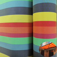 Sièges d'extérieur imperméables STARUNK, tissu rayé, 1000D, tissu jacquard à carreaux colorés, tissu en maille Teslin, tissu en polyester enduit de vinyle
