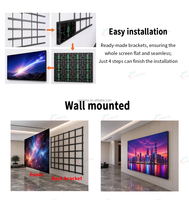 Mur vidéo LED commercial Unishine P1.86 P2.5 pour mariage avec taux de rafraîchissement élevé et large angle de vision, installation fixe