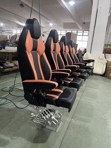 DOWIN豪华定制悬挂功能可调靠背船用飞行员皮革船长椅 - Product Image 5