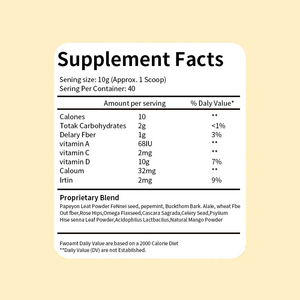 डिटॉक्स पाउडर पूर्ण आंतों को साफ करने के लिए कार्बनिक हर्बल मिश्रण से नियमित रूप से आंत के संतुलन आहार का समर्थन करता है - Product Image 2