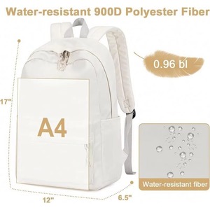 Free sample School Backpack for Teen Girls Women Laptop Backpack College Bookbags Middle School Travel Work <b>Back</b> <b>Pack</b>(Solid - Product Image 3