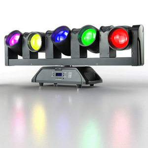 Vô hạn 5 người đứng đầu 5x80W RGBW LED + 4x10W Vàng LED DJ chùm ánh sáng LED di chuyển đầu Đảng Disco LED Đèn sân khấu - Product Image 1