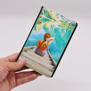 Porte-passeport en cuir PU personnalisé couverture <span class=keywords><strong>de</strong></span> passeport rose en gros concepteur <span class=keywords><strong>de</strong></span> luxe avec motif imprimé par sublimation - Product Image 6