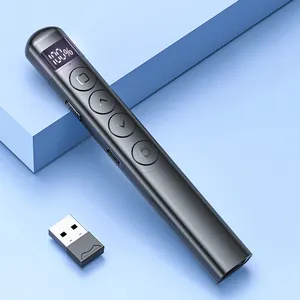 2.4G PPT Wireless Presenter Powerpoint Presentation Remote Slide Changer Pen pointer Rechargeable Remote Clicker for Teachers