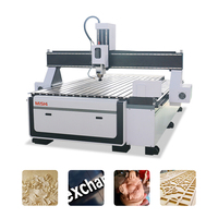 Maquinaria CNC para Trabajar la Madera, Router CNC 1325 de 4 Ejes 3D con Máquina de Tallado de Madera Rotatoria para Decoración de Muebles