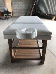 Spa Shop Möbel Moderne Holzrahmen Körper Tragbare Gesichts behandlung Beauty Salon Klapp <span class=keywords><strong>massage</strong></span> bett mit Lagers chrank - Product Image 2