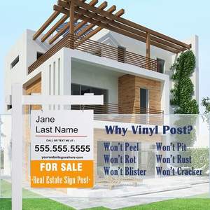 เสาป้ายพีวีซีไวนิลสำหรับอสังหาริมทรัพย์ป้ายบอกอสังหาริมทรัพย์อสังหาริมทรัพย์ - Product Image 3