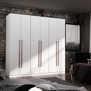 Armoire de chambre à coucher contemporaine et moderne, autoportante, pour chambre à coucher - Product Image 4