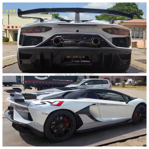 กันชนหน้าฝากระโปรงหลังสปอยเลอร์สำหรับ lambLamborghini <span class=keywords><strong>Aventador</strong></span> ชุดตัวถัง <span class=keywords><strong>LP740</strong></span> LP700อัพเกรดรถคาร์บอนไฟเบอร์แห้ง svj - Product Image 3
