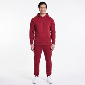 Chándal de Invierno 2 en 1 para Hombre, 100% Algodón, Corte Regular, con Lavado Ácido y Forro Polar Técnico, con Logotipo Personalizado - Product Image 1