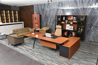 Mobilier de bureau en bois personnalisé pour PDG Étagère de classement décorative Bibliothèques de bureau personnalisées