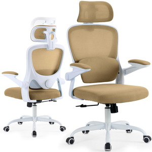 Lưới thoáng khí ghế máy tính Ergonomic bàn ghế với điều chỉnh thắt lưng hỗ trợ và lật lên tay vịn - Product Image 2