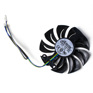 Ventilateur de refroidissement de carte graphique PWM 12V 0.35A 4 broches GA91B2U silencieux en plastique pour AMD RX470 RX580 – Remplacement pour carte graphique - Product Image 4