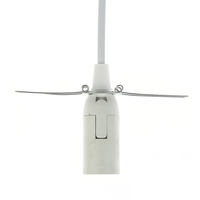 Adaptateur de suspension pour lampes E14 et E27 avec cordon d'alimentation de 1,8 m et interrupteur, prise UE/US
