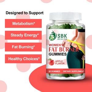 OEM ODM Apple Flavor Women's Fat Burner Gummies with Green Tea Extract Suopports Metabolism Crush Cravings Dietary <b>Supplement</b> - Product Image 3