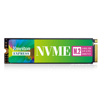 SSD M.2 NVME PCIE 3.0 Ymeiton Mixed Speed NVME3.0 2280 128GB 256GB PCIE3.0 untuk Laptop Internal Solid State Disk Menggunakan Chip Bekas
