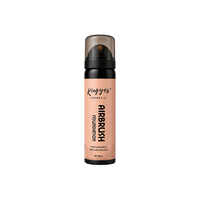 Fond de teint en spray Kingyes Airbrush 60ml, couvrance totale, buildable, fini mat léger, longue tenue, 5 teintes, du clair au foncé