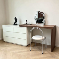 Ensemble de commode de chambre à coucher moderne avec miroir éclairé, ensemble de commode en bois