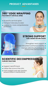 Penyangga Leher EVA Ramah Kulit, Penyangga Leher Pasien, Kerah Leher untuk Serviks, Kerah Serviks Philadelphia - Product Image 5