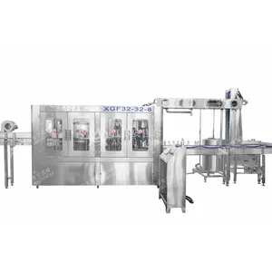 Automatic canned carbonated soft drink filling machine