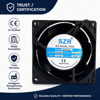 Kipas Aliran Aksial AC 8038 110/220/380V yang Dapat Disesuaikan 80x80x38mm Kipas Pendingin Udara AC Kecepatan Tinggi Kipas Pendingin Pemurni Udara Mobil OEM/ODM