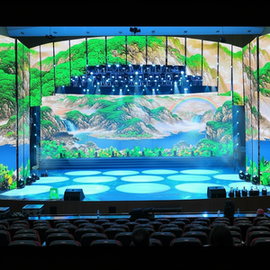 Sistema completo llave en mano Pantalla LED 500mm x 500mm Panel LED Telón de fondo Pantalla LED interior de alta visibilidad - Product Image 1