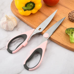 กรรไกรครัวสแตนเลสจากโรงงานโดยตรง ใบมีด 22 ซม. ความยาว 8.2 ซม. อเนกประสงค์สำหรับตัดเนื้อ กระดูก และทำอาหาร - Product Image 4