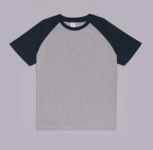 تي شيرت رجالي كبير الحجم بأكمام رجلان بشعار مخصص تي شيرت قطني عالي الجودة بأكمام قصيرة متباينة - Product Image 5