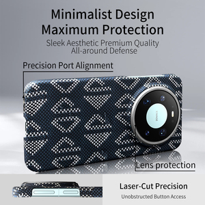 Custodia per telefono sottile antiurto in fibra di carbonio di lusso goffrata anti-impronta con anello magnetico e protezione fotocamera - Product Image 4