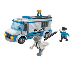 COGO 194 PCS polizia presa prigioniera poliziotto educativo Building Block per giocattoli per bambini - Product Image 5