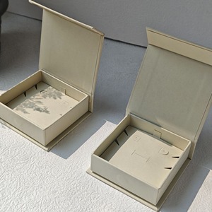 Custom Magnet flip cover box jewelry box earring ring <b>storage</b> box printed pattern - Product Image 4