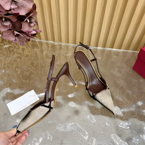 Zapatos de Tacón con Tira al Tobillo de Malla Plateada y Tiras Blancas, Punta en Pico, Elegantes para Mujer - Product Image 6