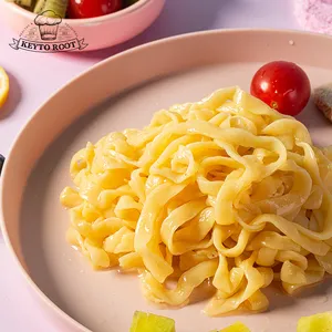 कम वसा जई पास्ता Konjac Shirataki थोक Konjac नूडल्स Fettuccine आकार