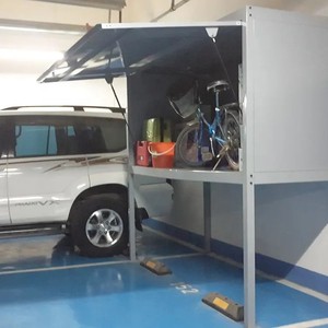 Acier au carbone industriel <span class=keywords><strong>gain</strong></span> <span class=keywords><strong>de</strong></span> <span class=keywords><strong>place</strong></span> <span class=keywords><strong>Garage</strong></span> stockage sur voiture capot armoire Parking <span class=keywords><strong>Place</strong></span> vélo casier - Product Image 5
