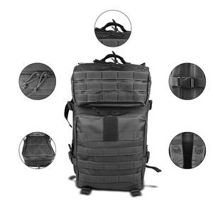 Custom 2025 <b>Black</b> 45l Big Capacity <b>Backpack</b> Ready to Ship Outdoor Waterproof Hiking <b>Backpack</b> - Product Image 3