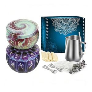 Kit de fabrication de bougies parfumées en gel transparent, cire, parfum, colorant, outils, matériaux de démarrage pour atelier artisanal créatif, ensemble complet - Product Image 5