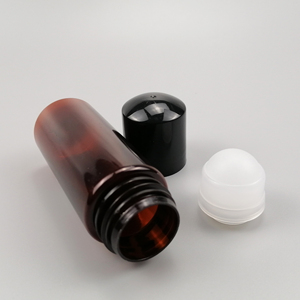 Bán buôn bơm lại nâu đục chai nhựa 70ml miệng rộng Rỗng Mỹ phẩm khử mùi cuộn trên chai - Product Image 6