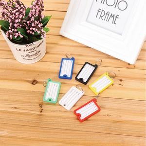Etiquetas de plástico personalizadas para llaves de identificación, llaveros, llaveros, nombre numerado, etiquetas para equipaje - Product Image 6