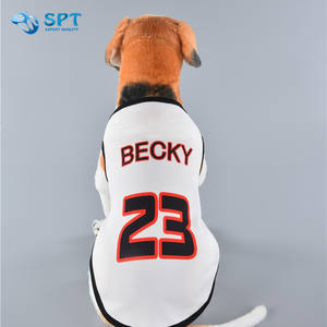 Camisetas de disfraces de mascotas de verano Diseño personalizado Trajes para perros Sublimación Camisetas en blanco Servicios de fabricación para ropa de mascotas - Product Image 3