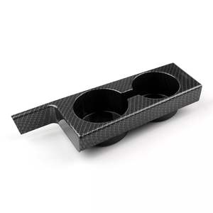 Portavasos para coche BMW E39 1997-2003, estilo fibra de carbono, accesorio para consola central y salpicadero - Product Image 3