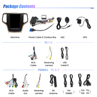 MEKEDE coche Pantalla de 9,7 pulgadas Car-play Android auto 360 cámara panorámica GPS BT FM AM para JEEP Grand Cherokee 2014-2021