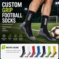 Chaussettes de football personnalisées antidérapantes, échantillon gratuit, livraison rapide, chaussettes de football de compétition