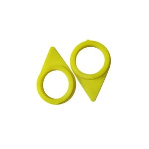 Indicateur de vis CP33 jaune fluorescent en PE pour la sécurité des roues de voiture, mise à niveau et modernisation - Product Image 2