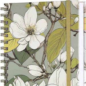 Set de Cuadernos Personalizados con Diseño de Plantas y Flores: Espiral, Hojas Sueltas, Estilo Vintage, Ideal para Estudiantes y Uso en la Oficina - Product Image 6
